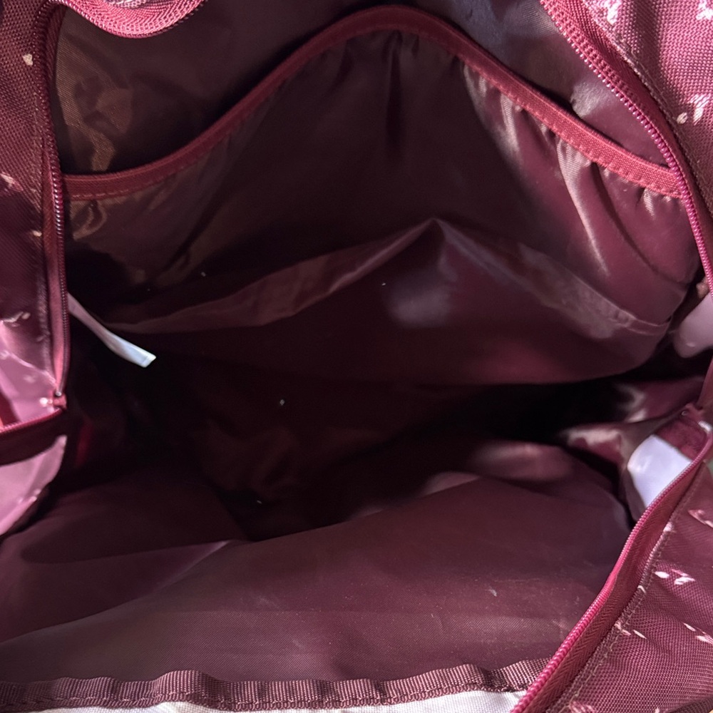 Billabong Burgundy Patterned Backpack - image 2